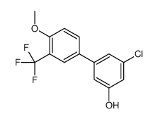 3-chloro-5-[4-methoxy-3-(trifluoromethyl)phenyl]phenol Structure