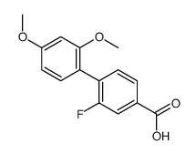 4-(2,4-dimethoxyphenyl)-3-fluorobenzoic acid Structure