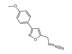 5-(azidomethyl)-3-(4-methoxyphenyl)isoxazole结构式