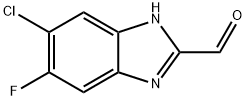 5-Chloro-6-fluoro-1H-benzoimidazole-2-carbaldehyde Structure