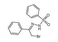 2-bromo-1-phenylethanone phenylsulfonylhydrazone结构式