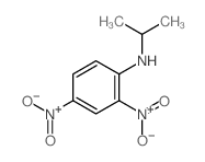 Benzenamine,N-(1-methylethyl)-2,4-dinitro- structure