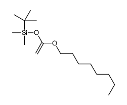 tert-butyl-dimethyl-(1-octoxyethenoxy)silane Structure