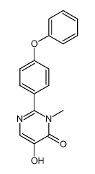 5-hydroxy-3-methyl-2-(4-phenoxyphenyl)pyrimidin-4(3H)-one结构式