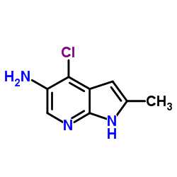 4-Chloro-2-methyl-1H-pyrrolo[2,3-b]pyridin-5-amine图片