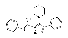 3-morpholin-4-yl-N,4-diphenyl-1H-pyrrole-2-carboxamide结构式