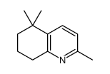 2,5,5-trimethyl-7,8-dihydro-6H-quinoline结构式