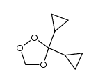 3,3-Dicyclopropyl-1,2,4-trioxolan Structure