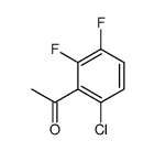 1-(6-Chloro-2,3-difluorophenyl)ethanone结构式