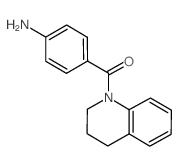 (4-AMINOPHENYL)[3,4-DIHYDRO-1(2H)-QUINOLINYL]-METHANONE Structure