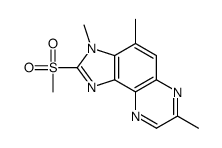 3,4,7-trimethyl-2-methylsulfonylimidazo[4,5-f]quinoxaline结构式