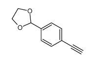 2-(4-ethynylphenyl)-1,3-dioxolane Structure