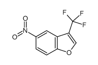 5-Nitro-3-(trifluoromethyl)-1-benzofur结构式