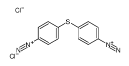 4-(4-diazoniophenyl)sulfanylbenzenediazonium,dichloride结构式