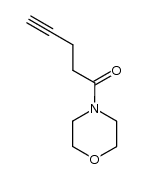 1-(morpholin-4-yl)pent-4-yn-1 -one结构式