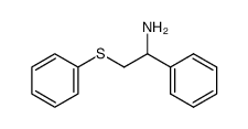 (+)-(1R)-1-phenyl-2-(phenylthio)ethylamine Structure