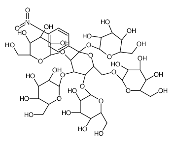 4-nitrophenyl 4(5)-O-galactosylmaltopentaoside结构式