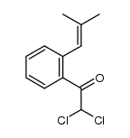 2,2-dichloro-1-[2-(2-methylprop-1-en-1-yl)phenyl]ethanone Structure