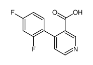 4-(2,4-difluorophenyl)pyridine-3-carboxylic acid Structure