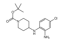 tert-butyl 4-(2-amino-4-chloroanilino)piperidine-1-carboxylate Structure