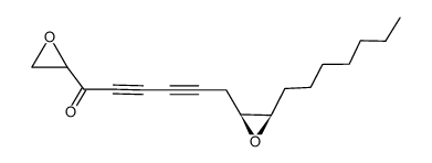 1,2,9,10-Diepoxy-3-oxoheptadeca-4,6-diyne Structure