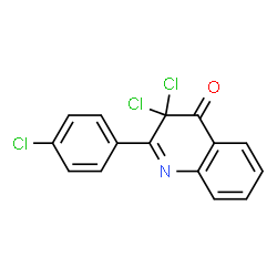 4(3H)-Quinolinone,3,3-dichloro-2-(4-chlorophenyl)- structure