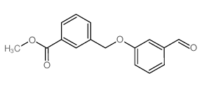Methyl 3-[(3-Formylphenoxy)methyl]benzoate Structure