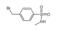 4-Bromomethyl-N-methyl-benzenesulfonamide structure