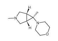 4-(1α,5α,6α-3,6-Dimethyl-3-azabicyclo[3.1.0]hex-6-yl)morpholine Structure