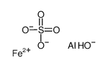 aluminum,iron(2+),hydroxide,sulfate结构式