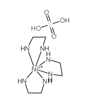 Tris(ethylenediamine)nickel(II) sulfate Structure