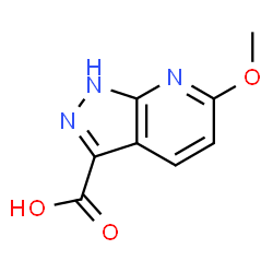 6-Methoxy-1H-pyrazolo[3,4-b]pyridine-3-carboxylic acid结构式