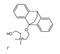 Ammonium, (2-(9,10-ethanoanthracen-9(10H)-yloxy)ethyl)dimethyl(2-hydroxyethyl)-, iodide结构式