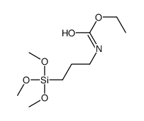 ethyl N-(3-trimethoxysilylpropyl)carbamate Structure
