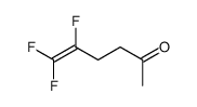5-Oxo-1,1,2-trifluorohex-1-ene结构式