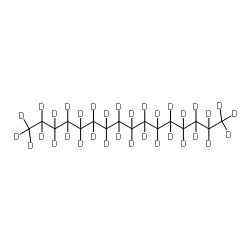 十六烷-D34结构式