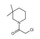 Piperidine, 1-(chloroacetyl)-3,3-dimethyl- (9CI)结构式