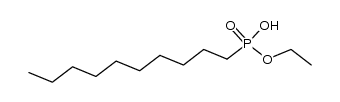 P-decylphosphonic acid, ethyl ester结构式