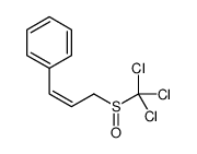 3-(trichloromethylsulfinyl)prop-1-enylbenzene Structure