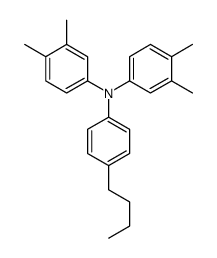 N-(4-butylphenyl)-N-(3,4-dimethylphenyl)-3,4-dimethylaniline Structure