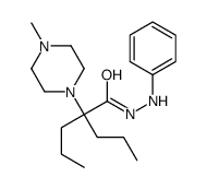 2-(4-methylpiperazin-1-yl)-N'-phenyl-2-propylpentanehydrazide Structure