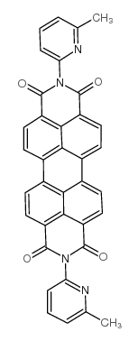 2,9-Di((6-methyl-pyrid-2-yl)-anthra2,1,9-def:6,5,10-d'e'f'diisoquinoline-1,3,8,10-tetrone structure