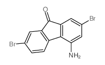 4-amino-2,7-dibromo-fluoren-9-one结构式