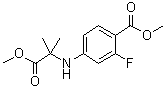 Methyl 2-fluoro-4-((1-methoxy-2-methyl-1-oxopropan-2-yl)amino)benzoate picture