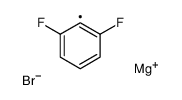 magnesium,1,3-difluorobenzene-2-ide,bromide结构式