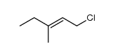 2-​Pentene, 1-​chloro-​3-​methyl Structure