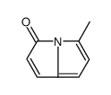 3H-Pyrrolizin-3-one,5-methyl-(9CI) Structure