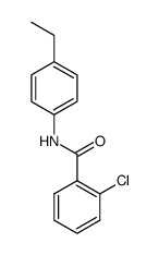 2-chloro-N-(4-ethylphenyl)benzamide Structure