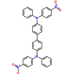 N4,N4'-bis(4-nitrophenyl)-N4,N4'-diphenyl-[1,1'-biphenyl]-4,4'-diamine structure