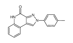2-(4-methylphenyl)pyrazolo[3,4-c]quinolin-4(5H)-one结构式